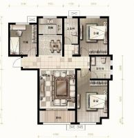 汇君世家现代风格装修案例