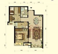 原香漫谷85平户型设计
