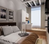 西四北八条-现代简约-一居室