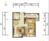 红杉公馆一两居美式风格装修案例