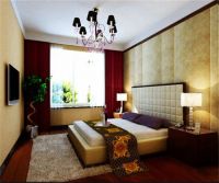 大运河孔雀城一两居美式风格装修案例