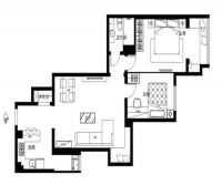 K2海棠湾庭院一两居美式风格装修案例