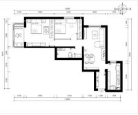 紫金新干线一两居美式风格装修案例