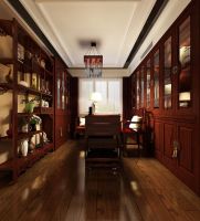 新中式风格—傲城融富中心 —四居室