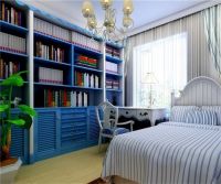 大运河孔雀城一两居地中海风格装修案例