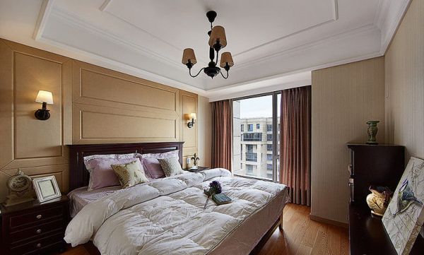 欧式现代卧室设计装修效果图