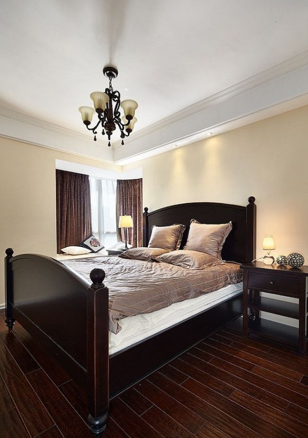 美式风格复古卧室设计效果图片