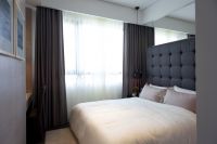 120平现代摩登三室两厅装潢案例