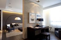 120平现代摩登三室两厅装潢案例