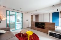 160平创意家居现代三室装潢设计