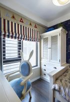 美式风格三居室装修室内效果图