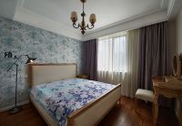 美式装修110平米三居室效果图