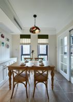 135平美式风格三居装饰设计效果图