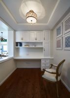 135平美式风格三居装饰设计效果图