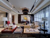 现代奢华三居样板间装修效果图