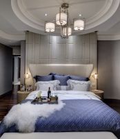 现代奢华三居样板间装修效果图