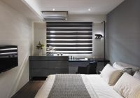 现代简约两居室设计装修效果图片