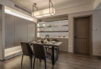 时尚现代三室两厅装潢案例