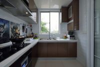 现代家庭三居装潢案例