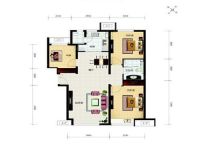 富力尚悦居 三居室 田园风格