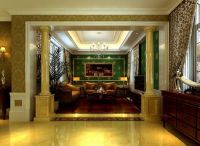 龙湖颐和原著-简化线条新古典-别墅装修