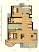 铂铭郡三居室现代