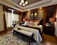 东南亚设计客厅吊顶