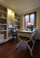 现代美式设计餐厅吊顶