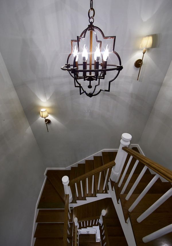 简欧设计别墅室内楼梯效果图片