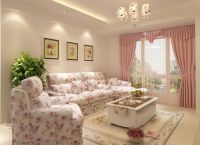 华业东方玫瑰三居田园风格