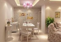 华业东方玫瑰三居田园风格