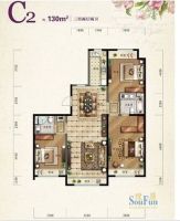 保利·罗兰香谷-现代简约-三居室