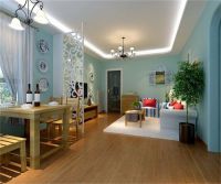 华业东方瑰一两居地中海风格装修案例