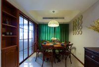 美式现代室内背景墙设计效果图