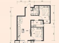 金汉铂寓84平户型设计