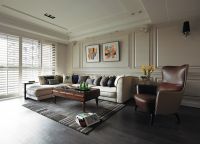 美式别墅住宅客厅设计效果图片