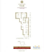 中信城一期-中式古典-二居室