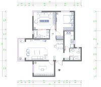 欧陆经典-欧美风情-二居室