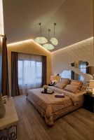 中式现代别墅餐厅效果图