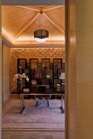 中式现代别墅餐厅效果图