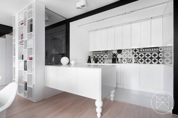 现代风格家居设计吧台厨房设计