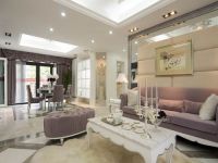 紫色布艺设计新的淡色系