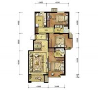 去繁从简111三居演绎欧式风