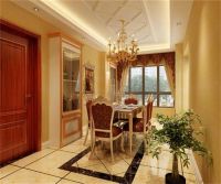 大运河孔雀城一三居地中海风装修案例