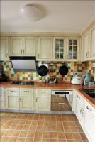 金泰丽现代田园风格140平米三居室装修效果图