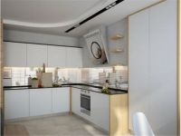 色调柔和的现代公寓住宅