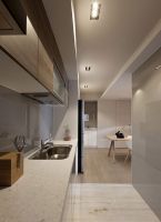 极简设计公寓客厅室内装修效果图