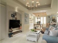 美式装修100平米三居效果图