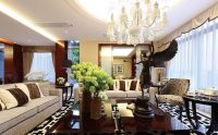 时尚摩登欧式四居装潢案例