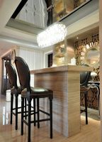 美式豪华四居设计装修效果图